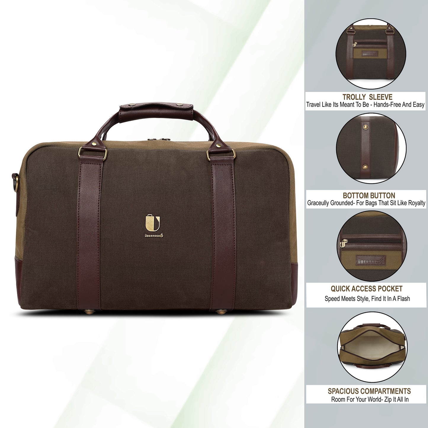 Contrast Cruise - Earth Ember | Small Duffle Bag - Überpack