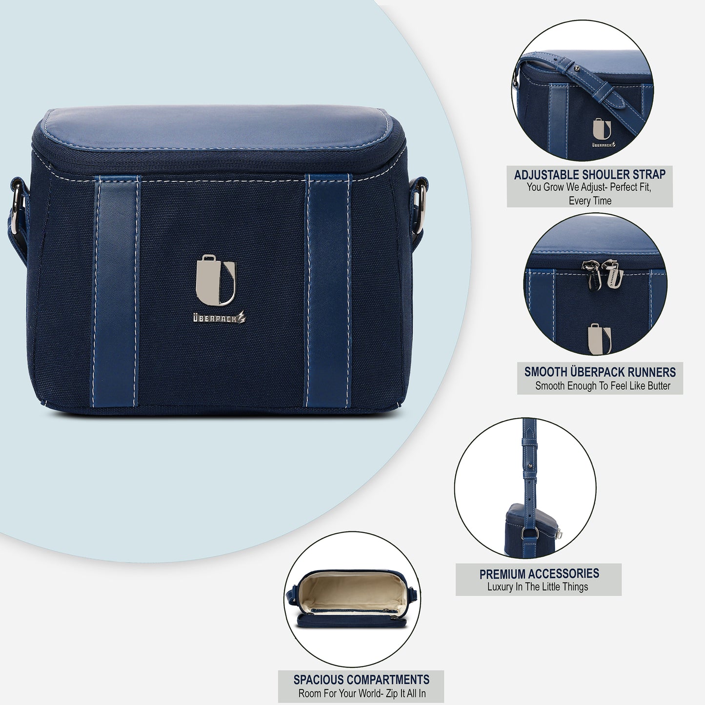 Stitch Muse - Navy Nest | Sling Bag / Crossbody - Überpack