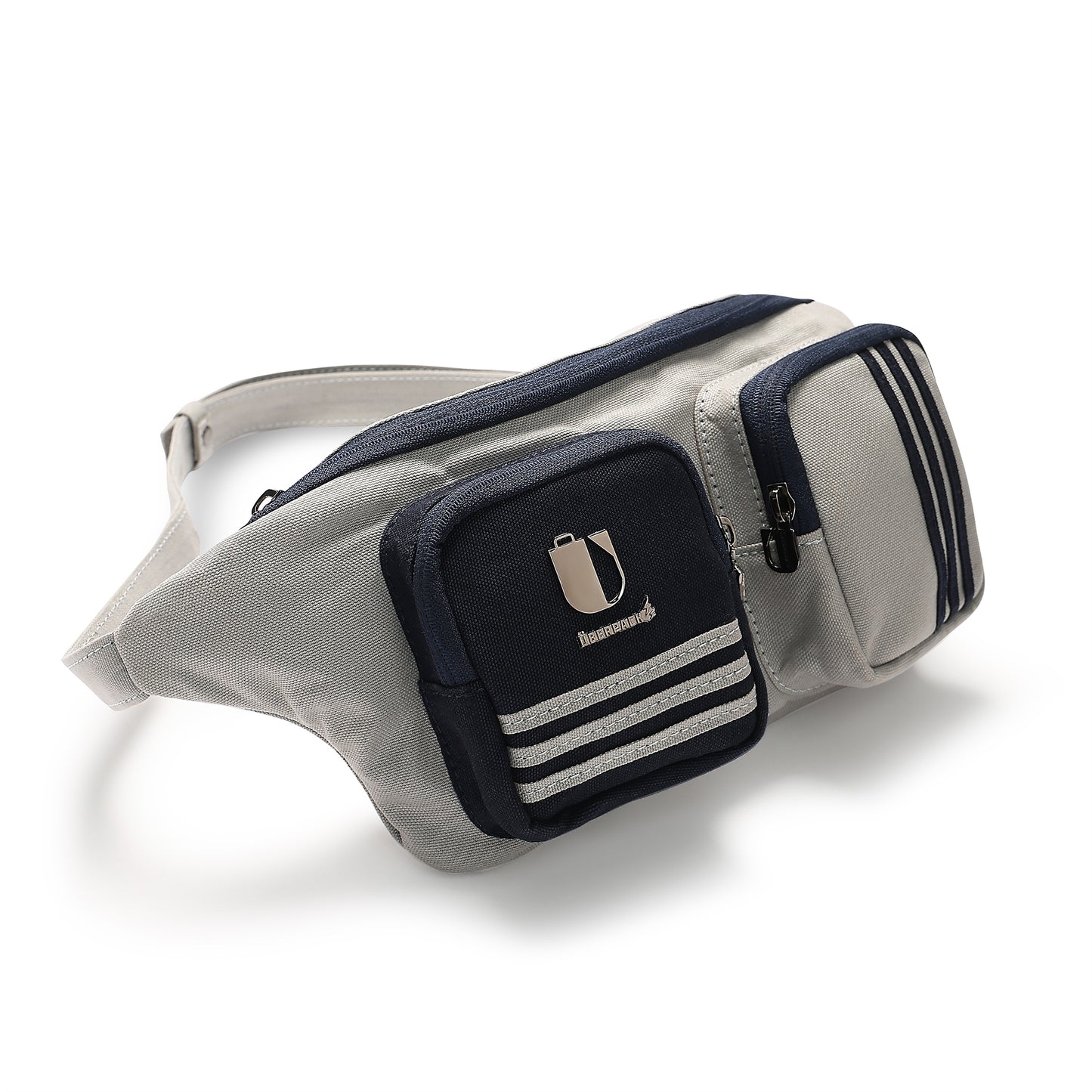 Duo Drift - Grey Glide | Waist Pouch / Belt Bag
