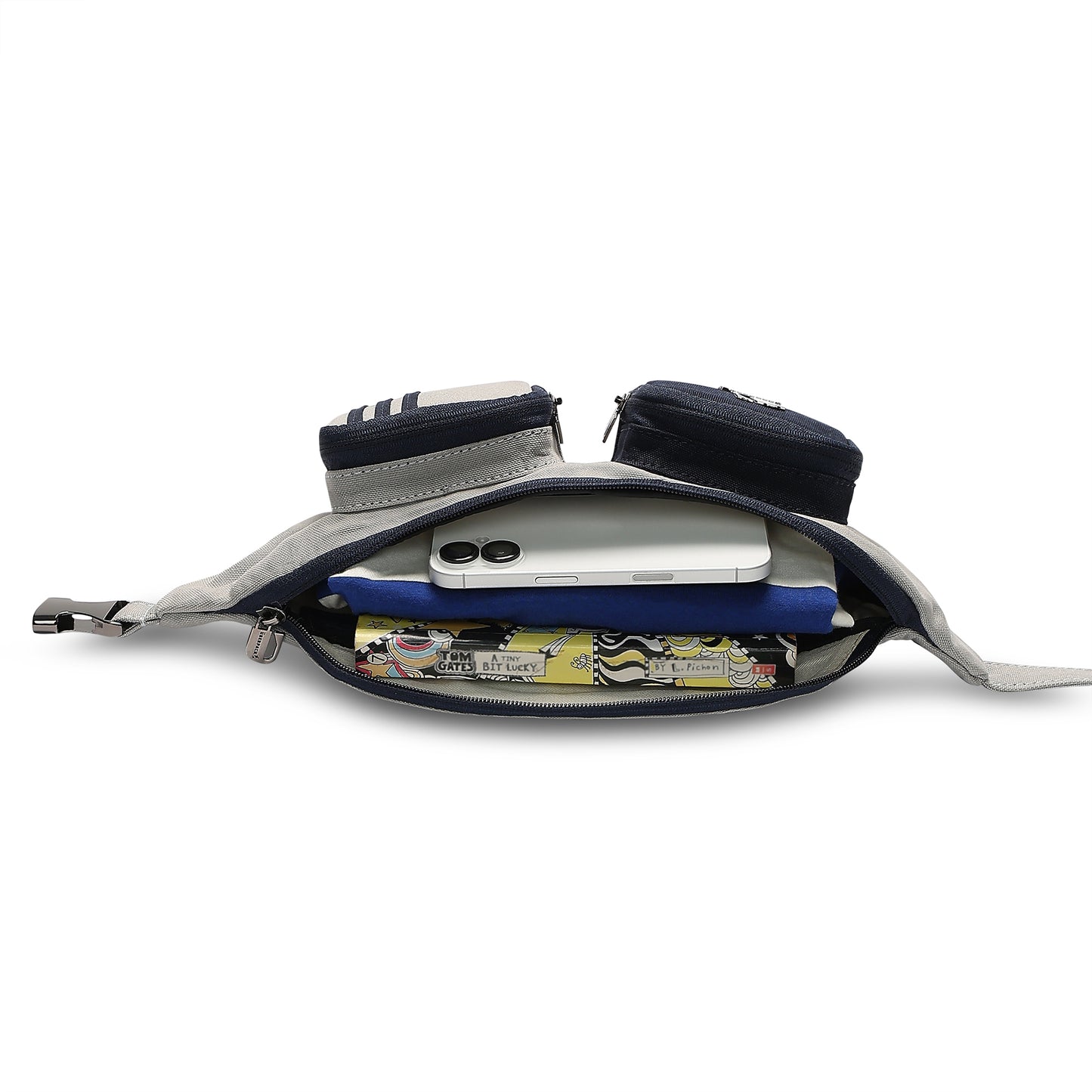 Duo Drift - Grey Glide | Waist Pouch / Belt Bag