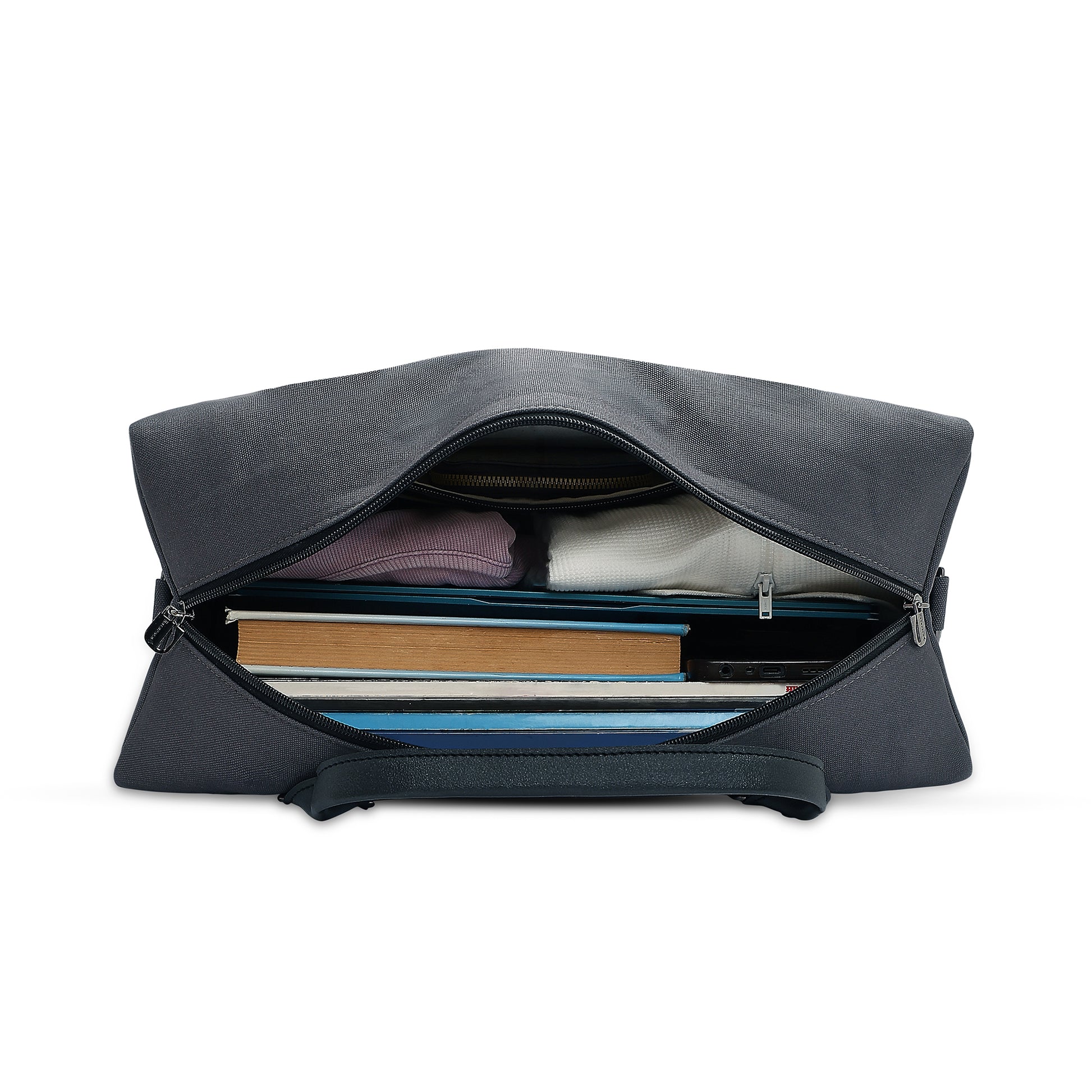 Soul Link - Steel Charcoal | Small Duffle Bag / Soft Travel Companion - Überpack