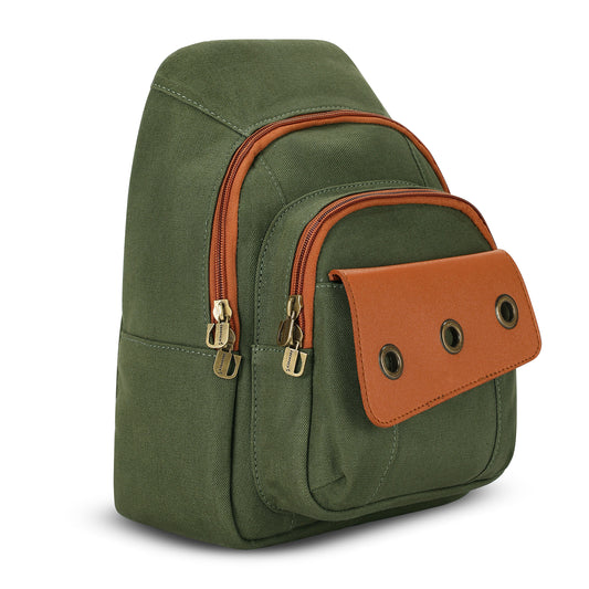 Vision Vibe - Verdant Vision | Small Backpack / Convertible Crossbody