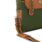 Soul Weave - Olive Green Meadow | Laptop Bag / Messenger Bag - Überpack