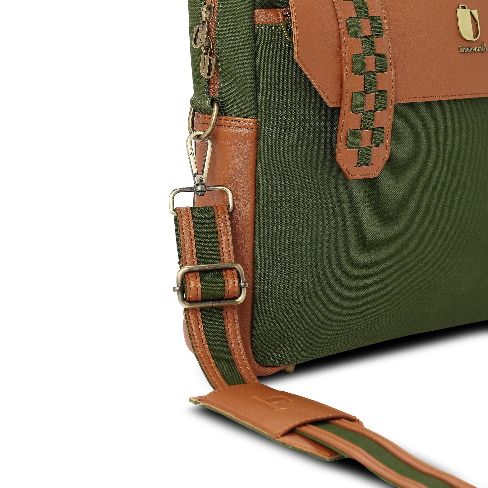 Soul Weave - Olive Green Meadow | Laptop Bag / Messenger Bag - Überpack