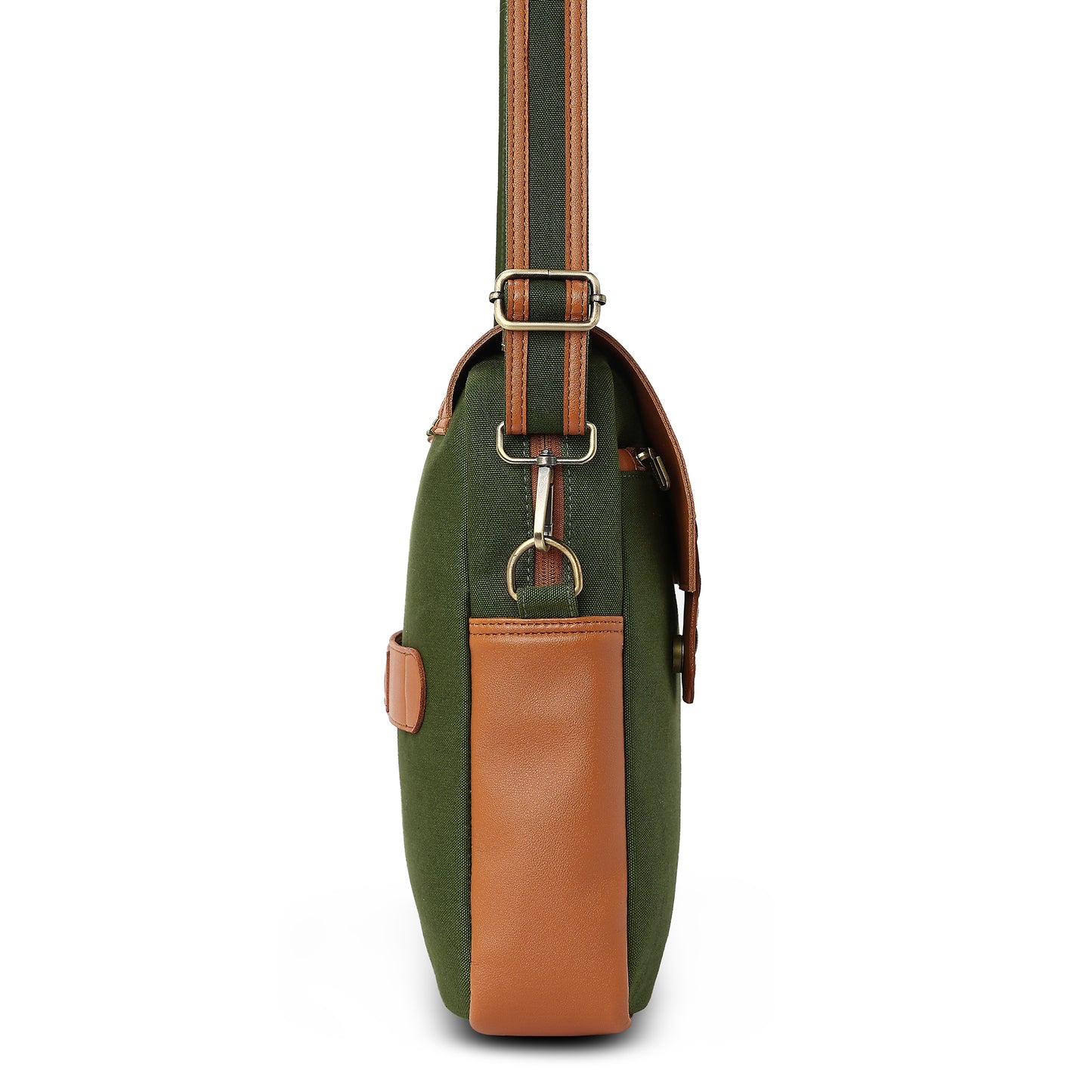 Soul Weave - Olive Green Meadow | Laptop Bag / Messenger Bag - Überpack