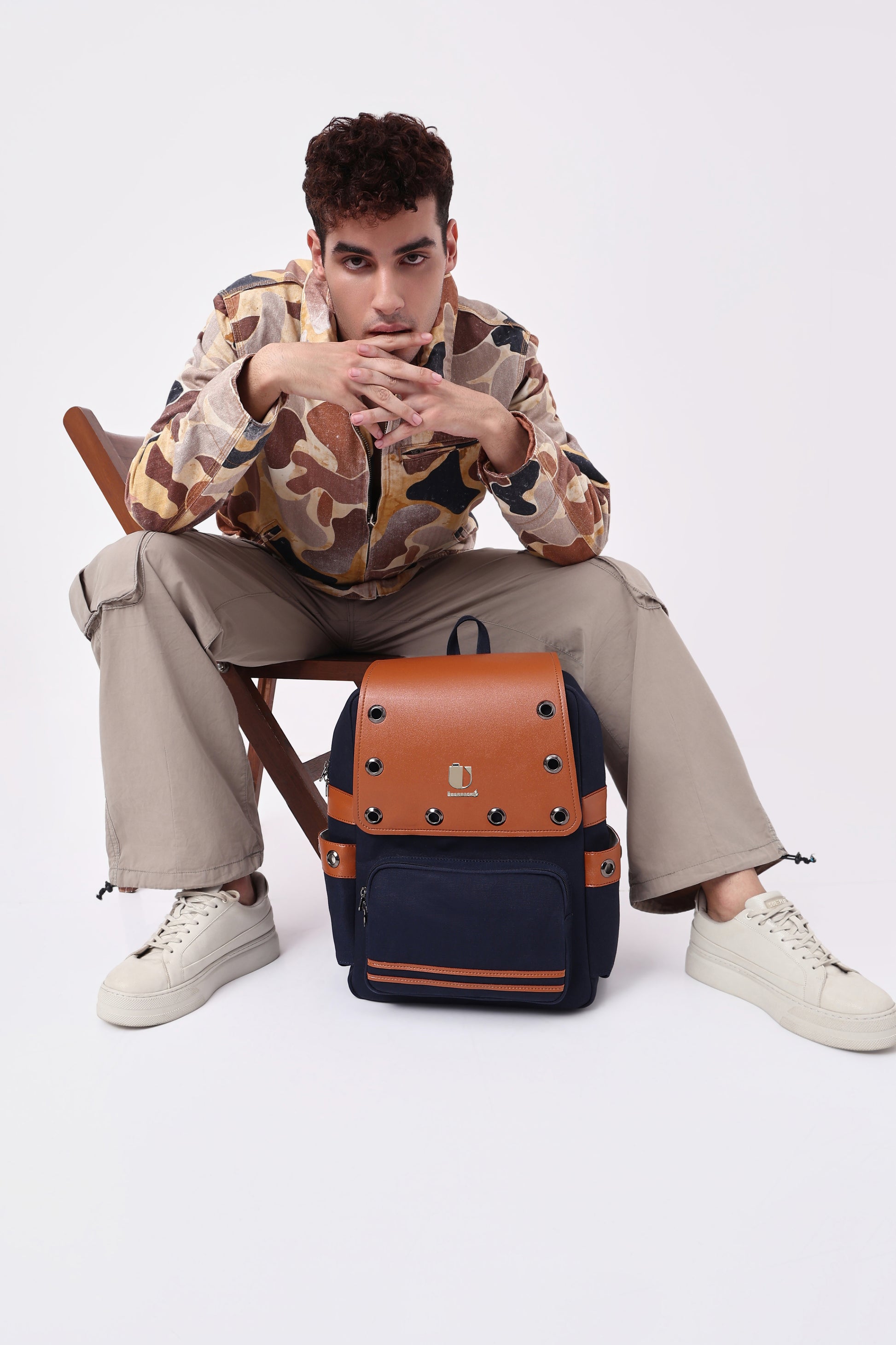 Eyelet Echo - Navy Nexus | Backpack - Überpack