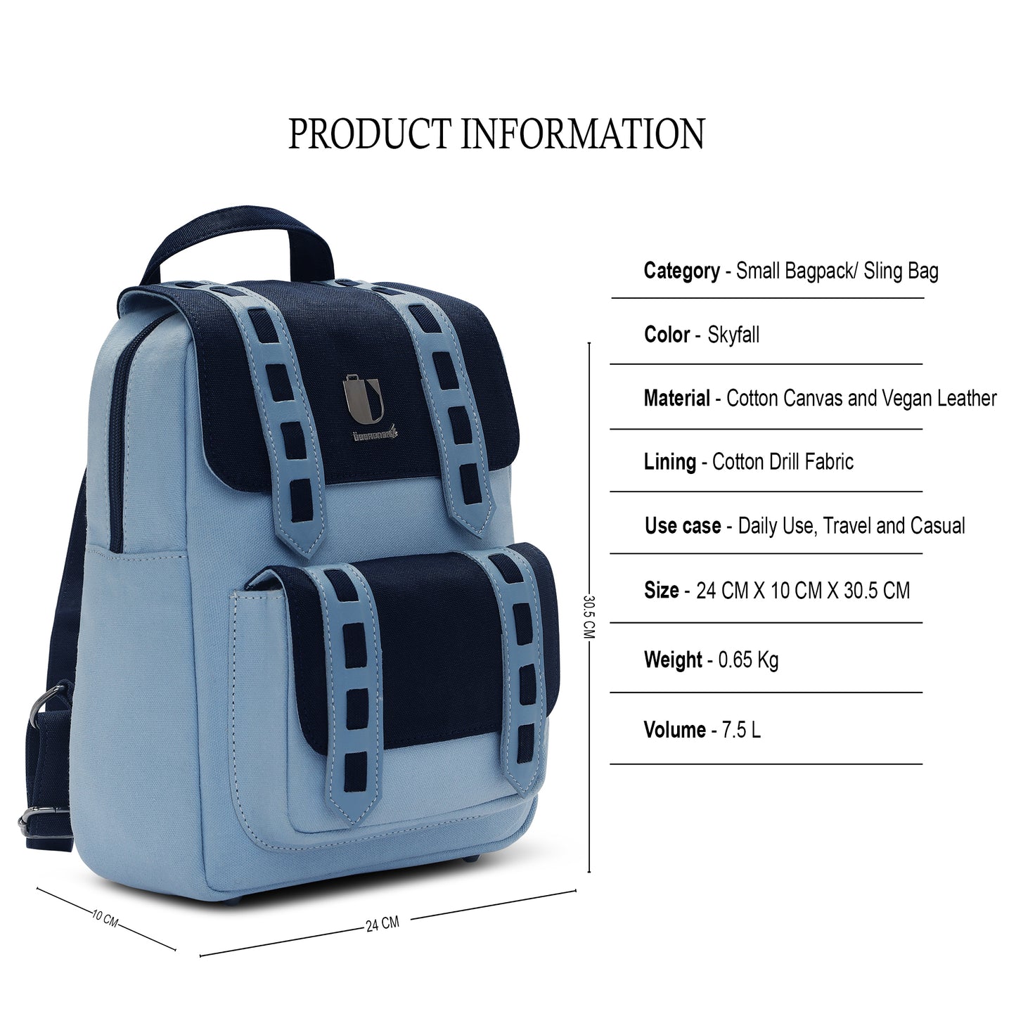 Pulse Pack - Skyfall | Small Backpack / Sling Bag - Überpack