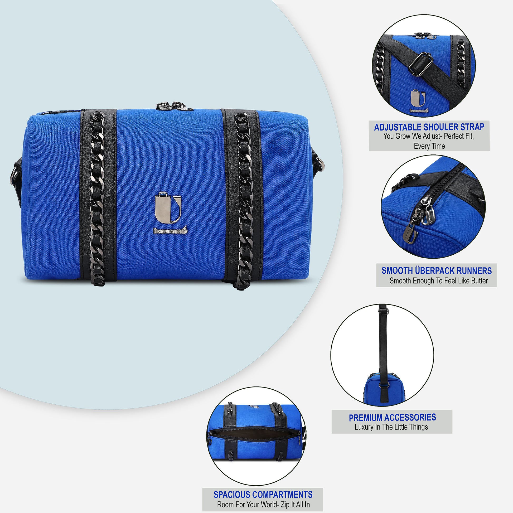 Luxe Link - Blue Myst | Sling Bag / Crossbody - Überpack