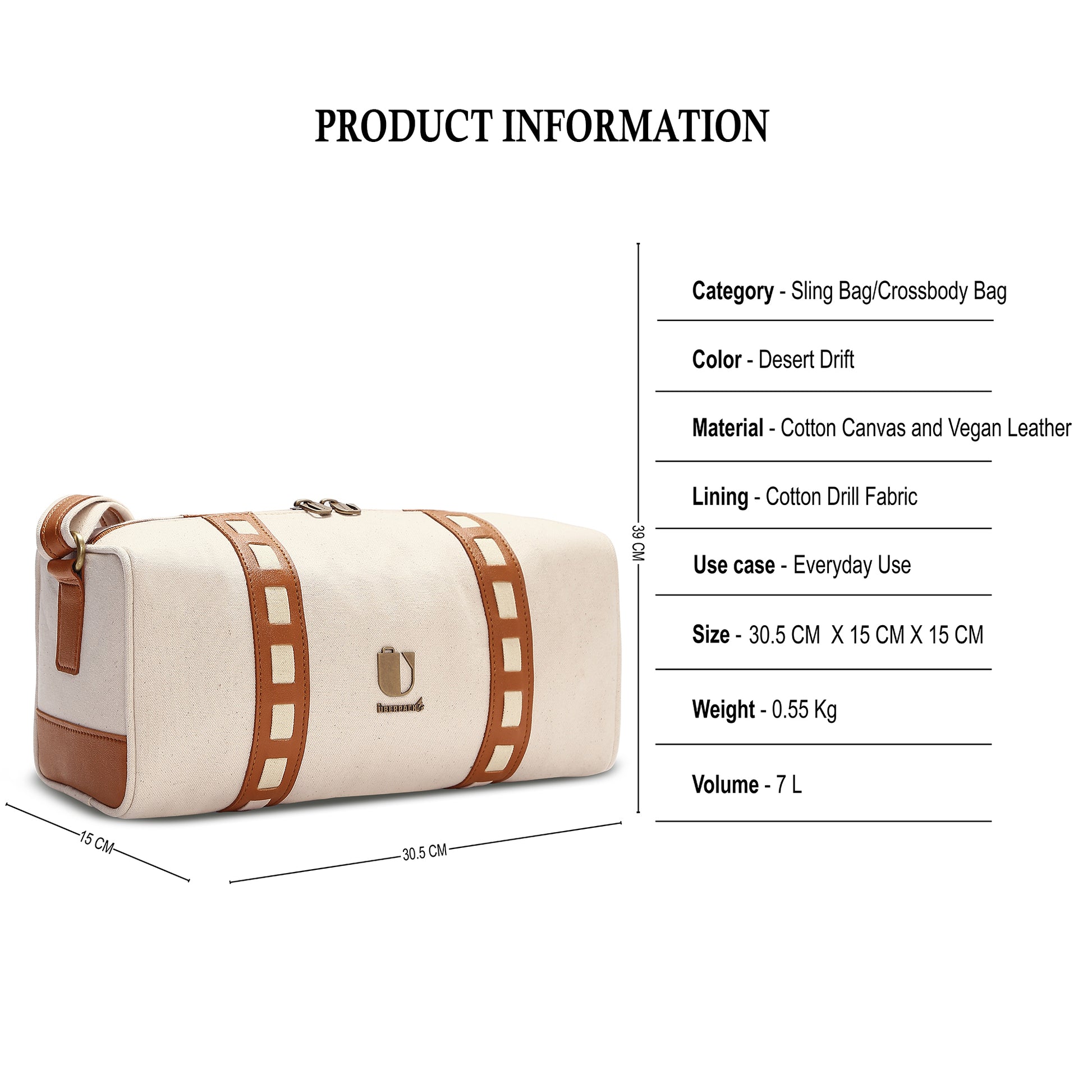 Palette Pulse -  Desert Drift | Sling Bag / Crossbody Bag - Überpack