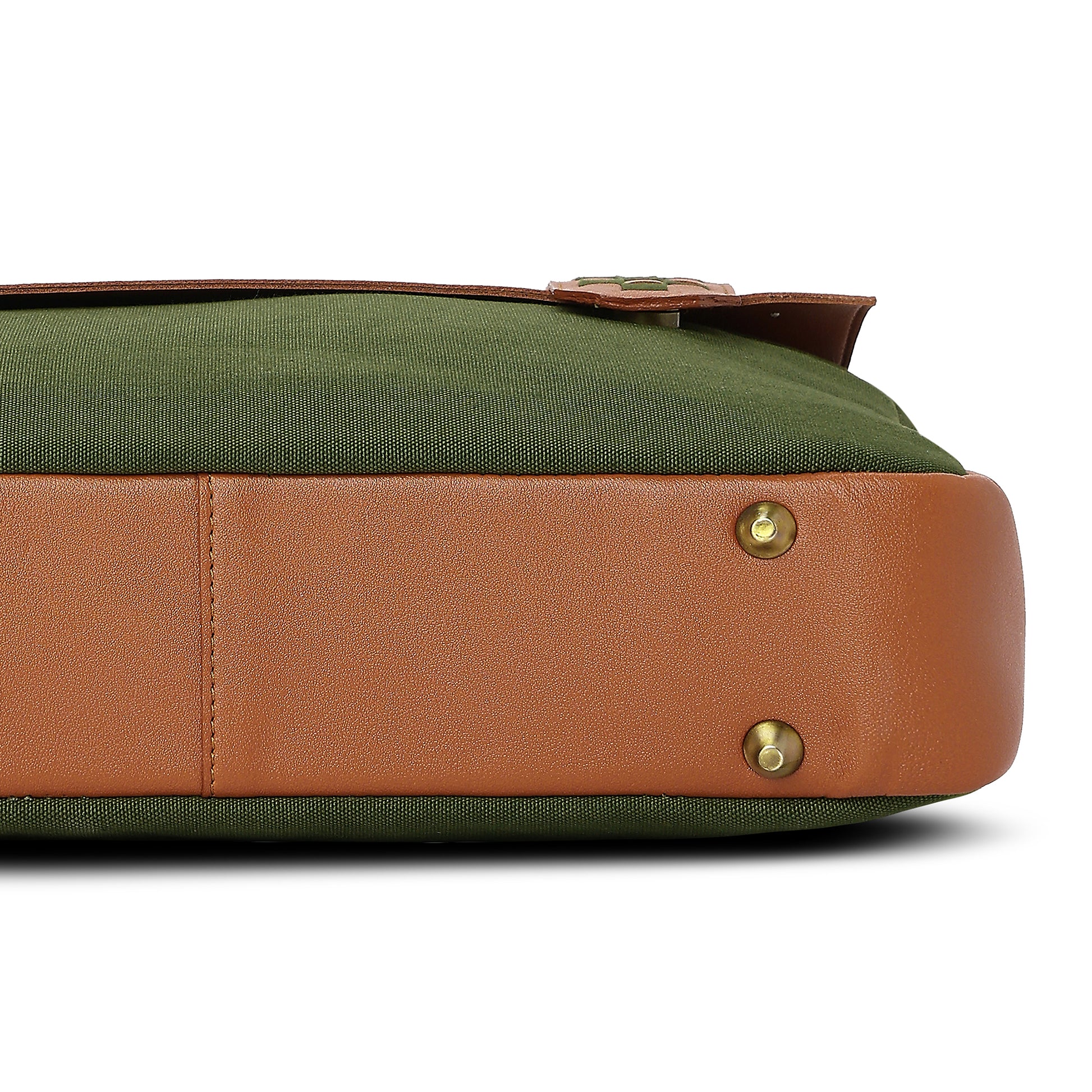 Soul Weave - Olive Green Meadow | Laptop Bag / Messenger Bag - Überpack