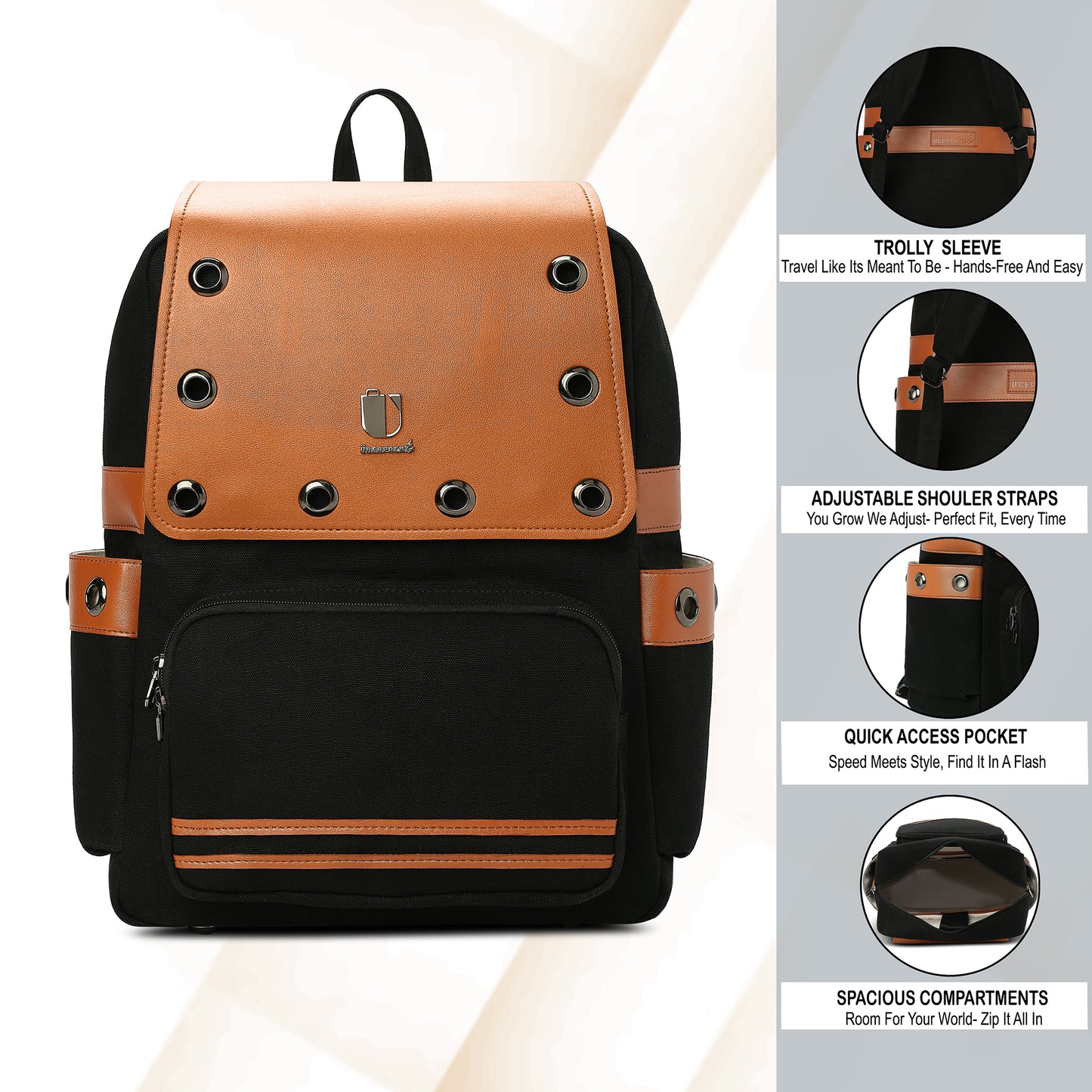 Eyelet Echo - Onyx Gaze | Backpack - Überpack