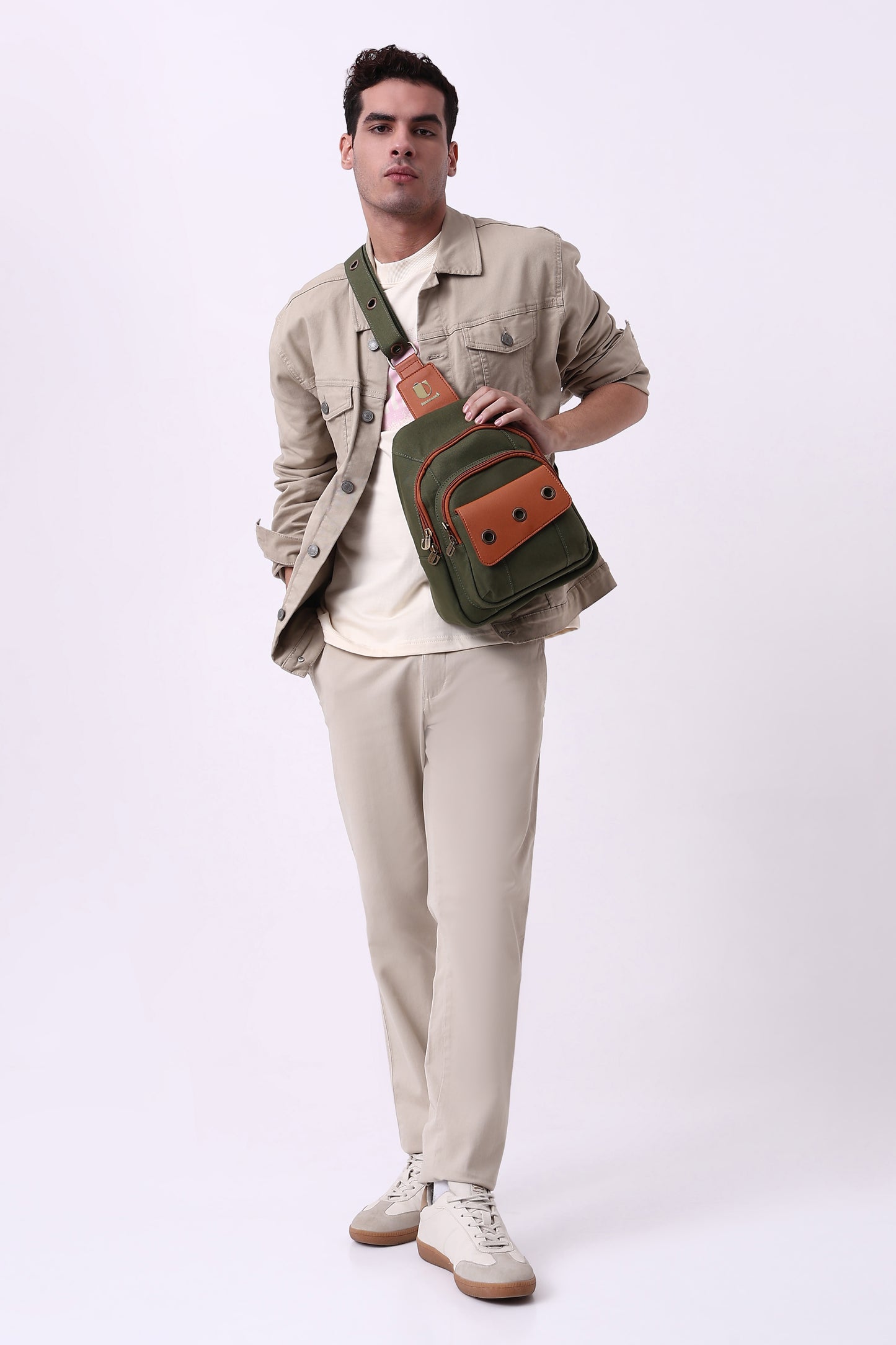 Vision Vibe - Verdant Vision | Small Backpack / Convertible Crossbody - Überpack