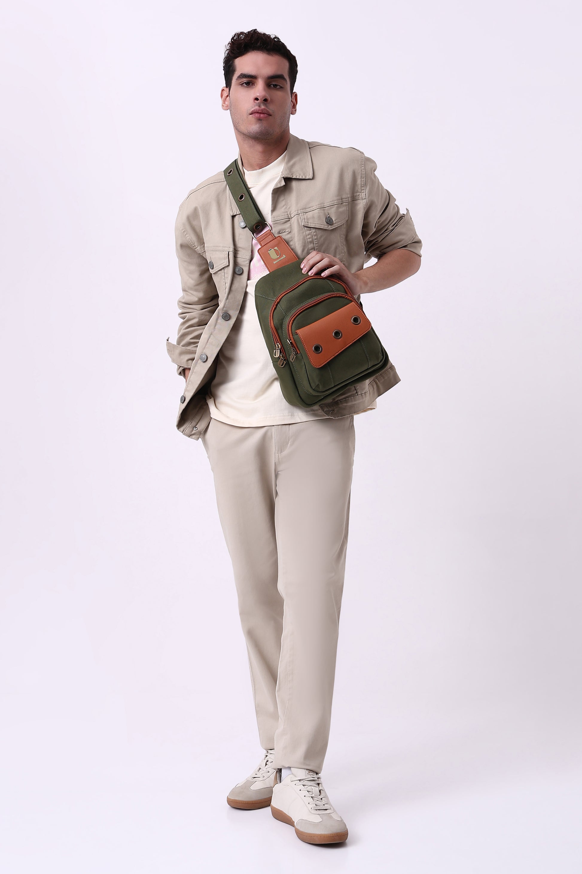 Vision Vibe - Verdant Vision | Small Backpack / Convertible Crossbody - Überpack