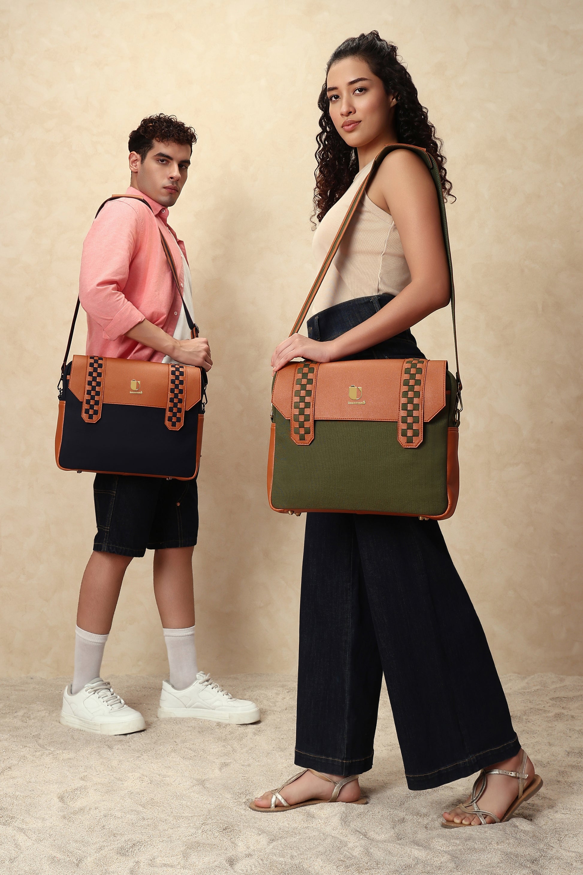 Soul Weave - Midnight Sand | Laptop Bag / Messenger Bag - Überpack