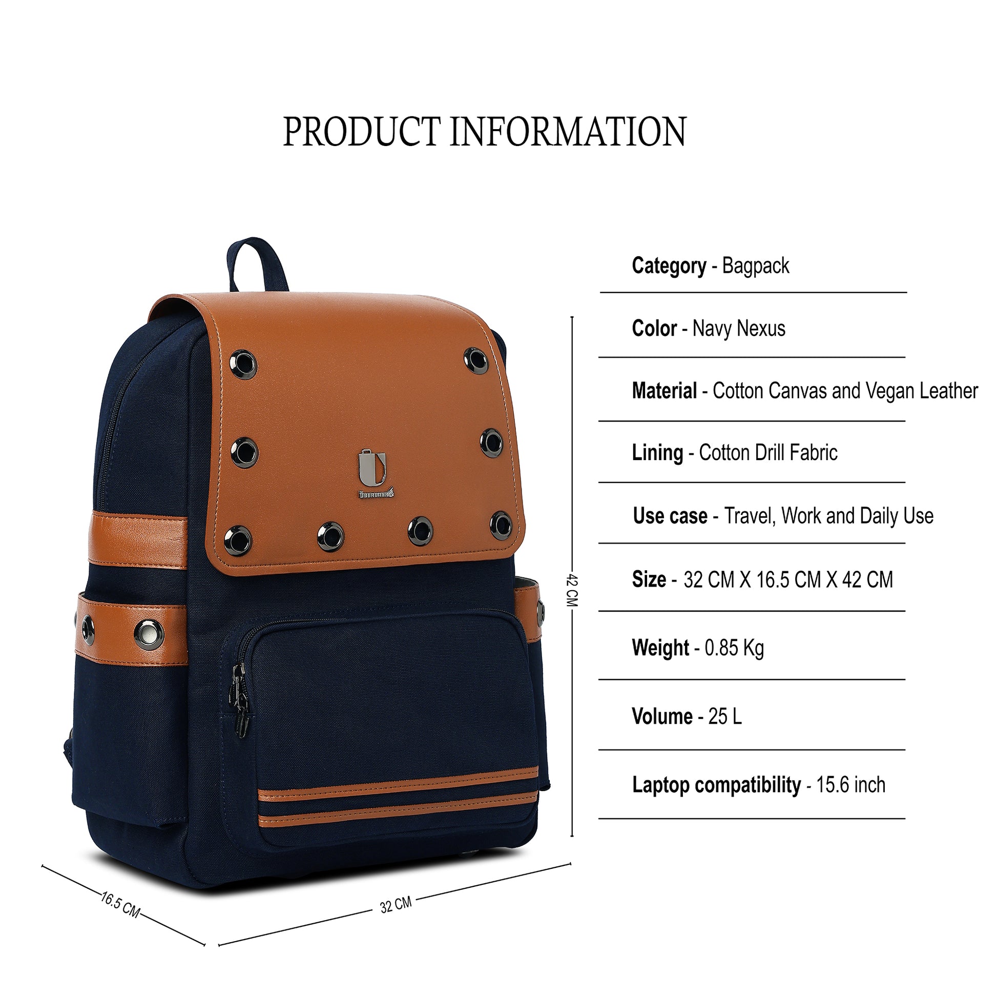 Eyelet Echo - Navy Nexus | Backpack - Überpack