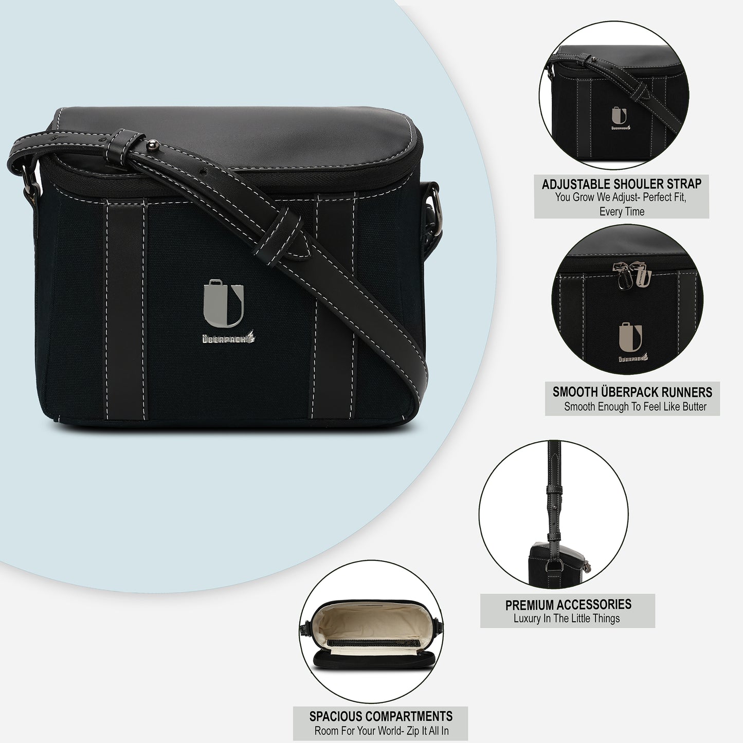 Stitch Muse - Midnight Thread | Sling Bag / Crossbody - Überpack