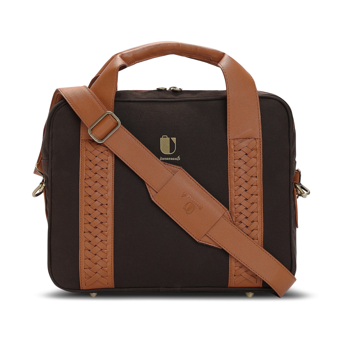 Cross Craft - Mocha Matrix | Laptop Bag / Messenger Bag - Überpack