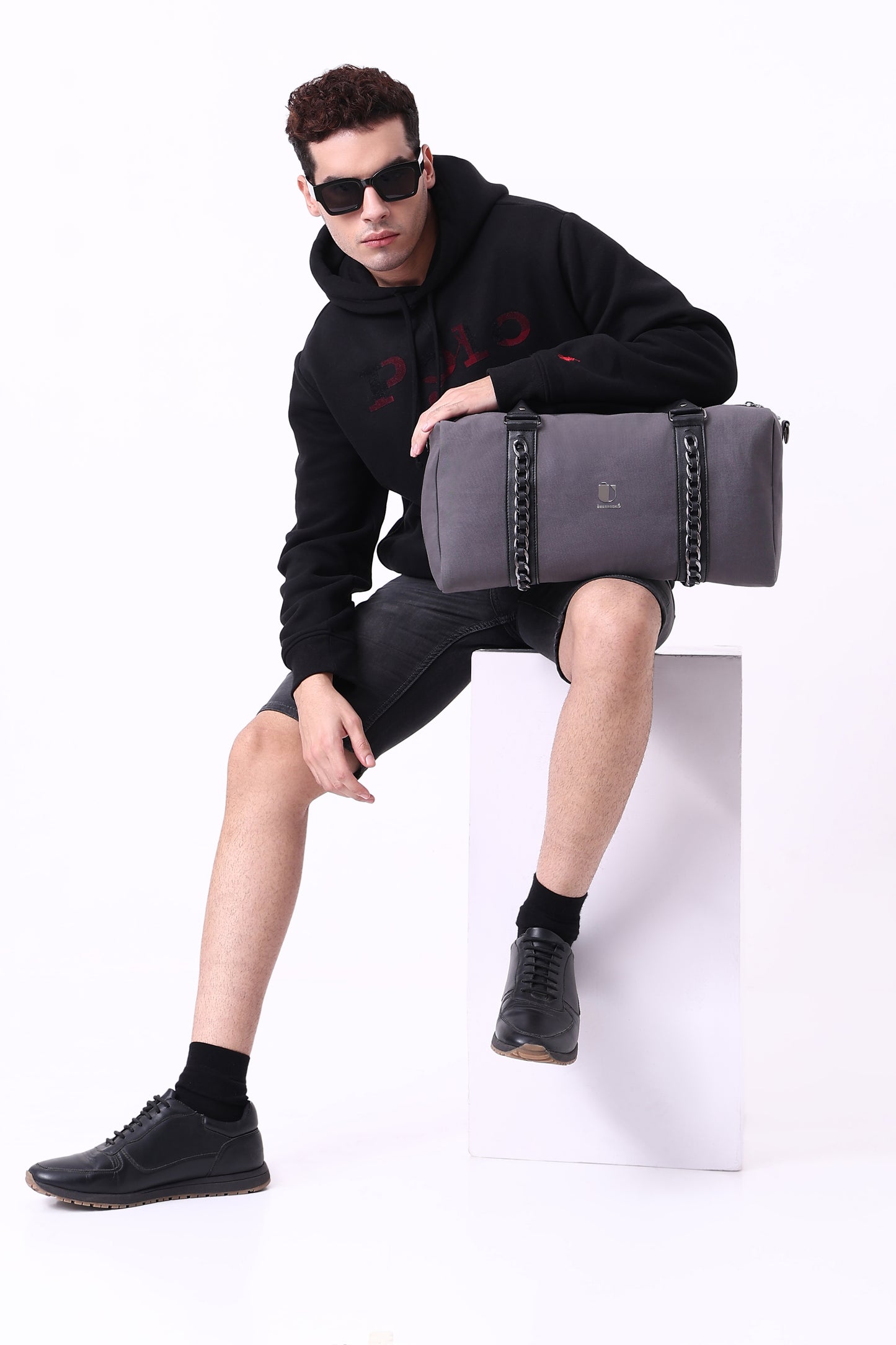 Soul Link - Steel Charcoal | Small Duffle Bag / Soft Travel Companion - Überpack