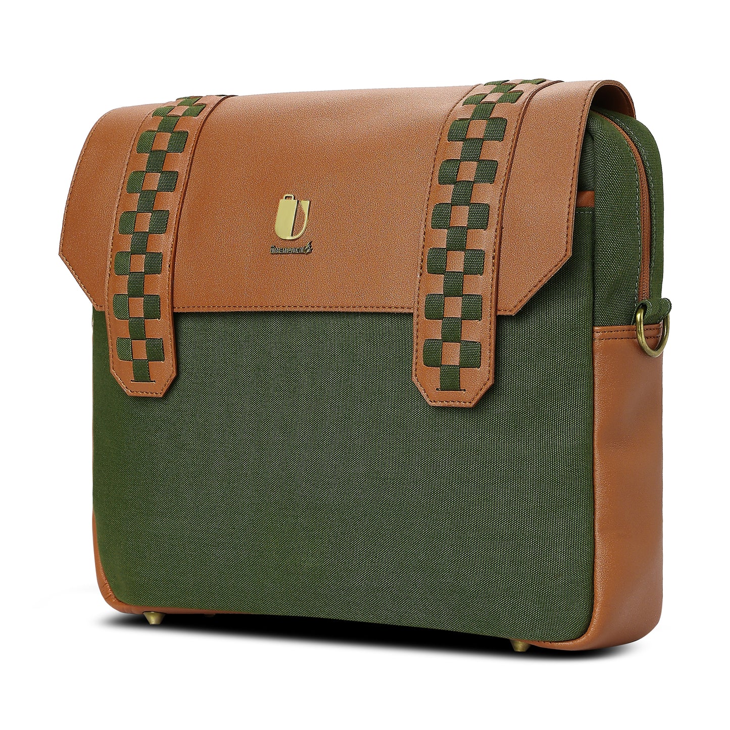 Soul Weave - Olive Green Meadow | Laptop Bag / Messenger Bag - Überpack
