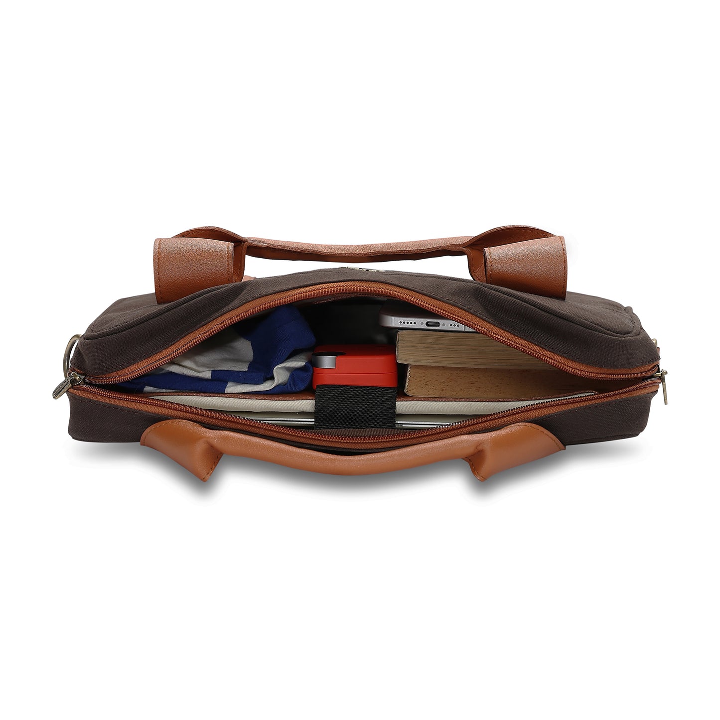 Cross Craft - Mocha Matrix | Laptop Bag / Messenger Bag - Überpack