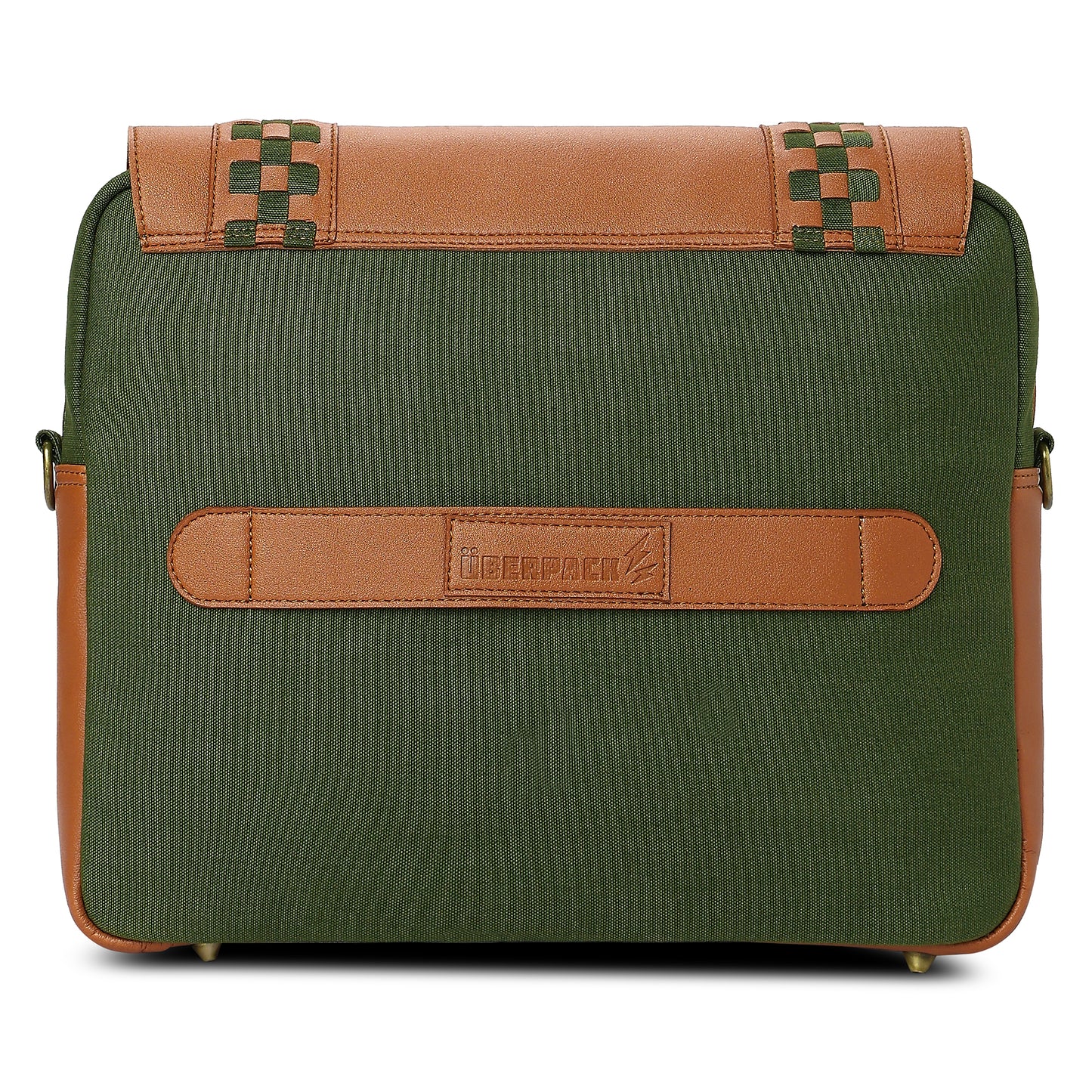 Soul Weave - Olive Green Meadow | Laptop Bag / Messenger Bag - Überpack