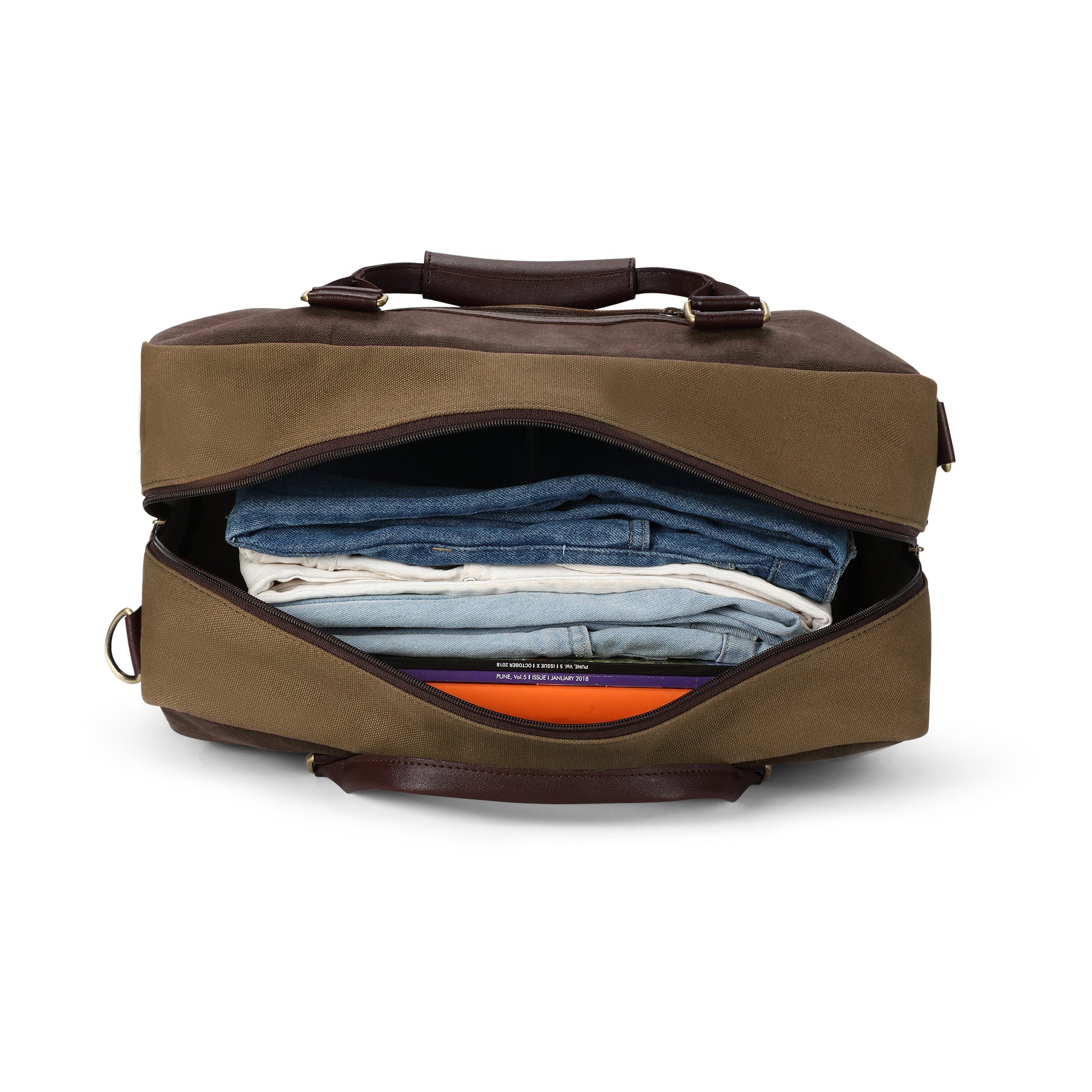 Contrast Cruise -   Earth Ember | Small Duffle Bag - Überpack