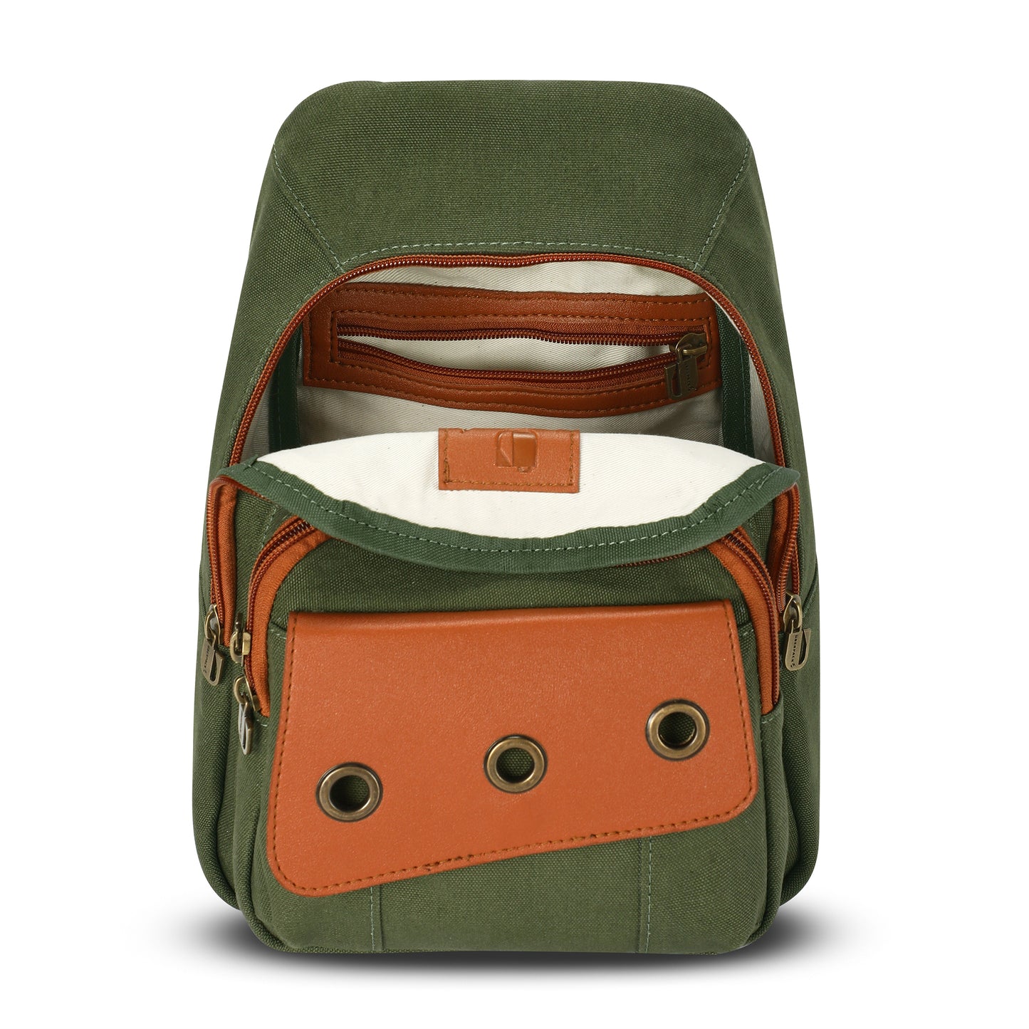 Vision Vibe - Verdant Vision | Small Backpack / Convertible Crossbody - Überpack