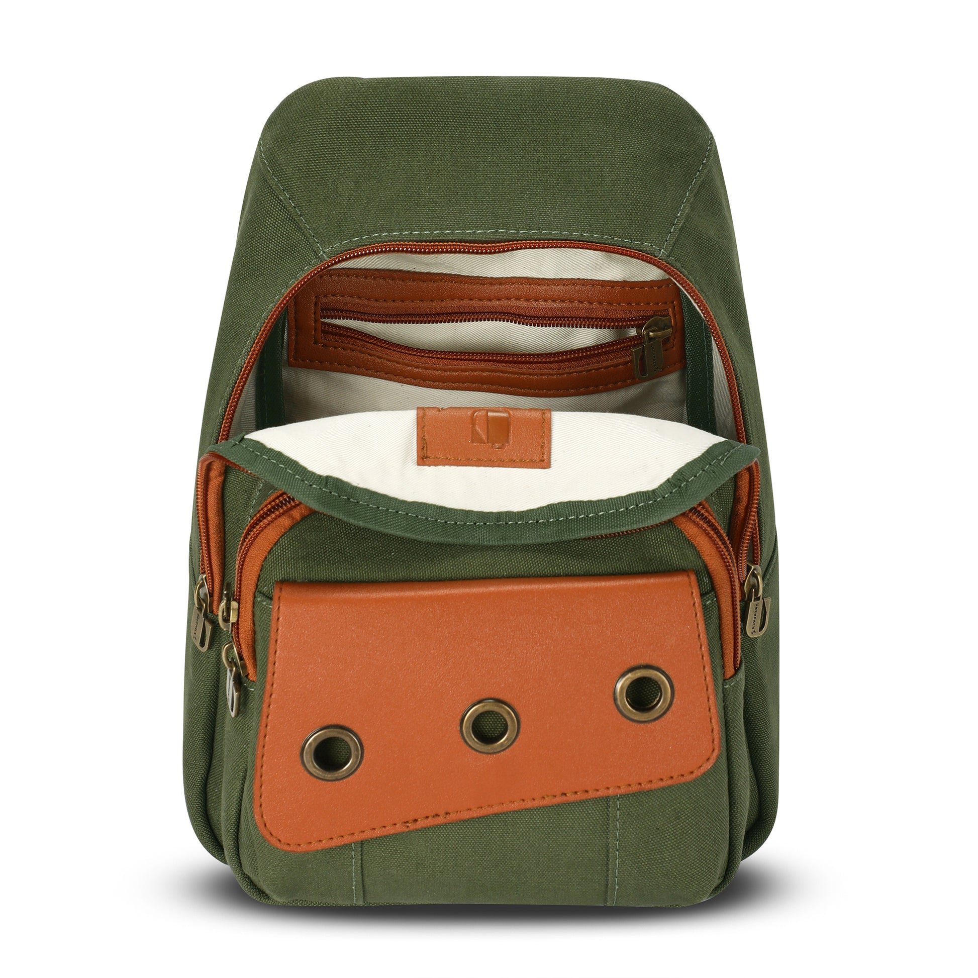 Vision Vibe - Verdant Vision | Small Backpack / Convertible Crossbody - Überpack
