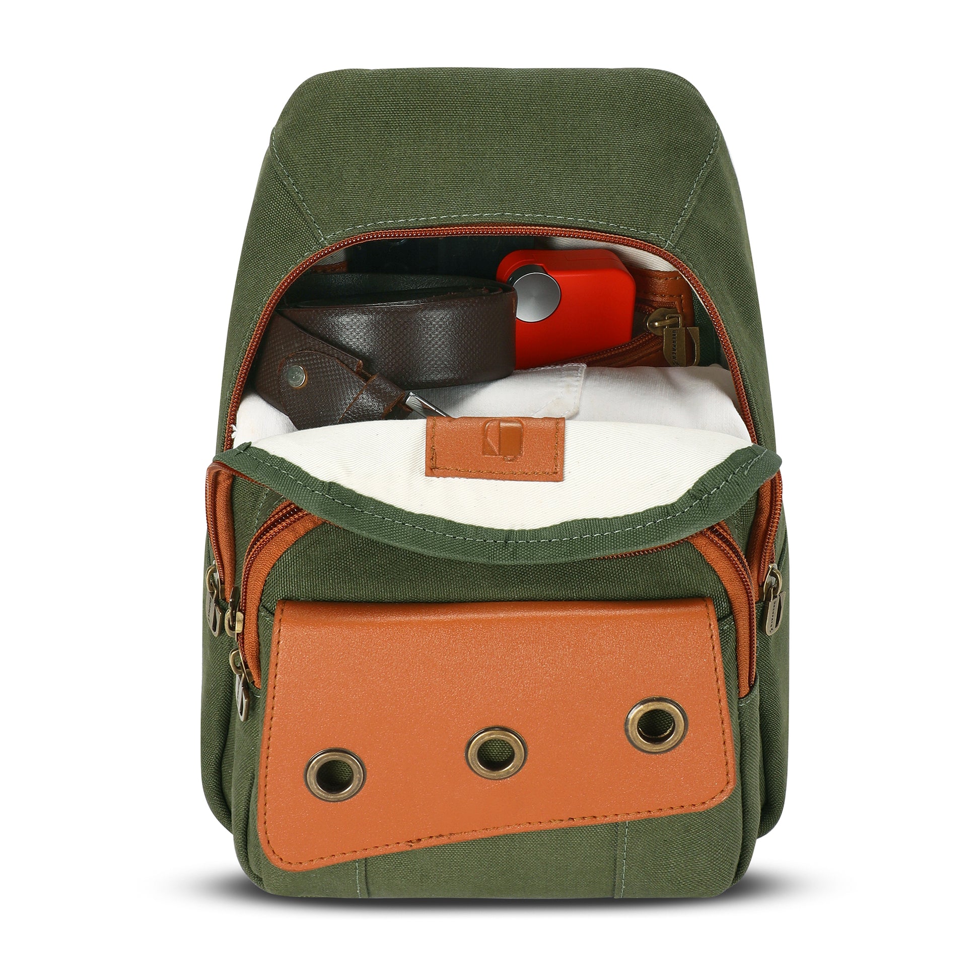 Vision Vibe - Verdant Vision | Small Backpack / Convertible Crossbody - Überpack