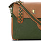 Soul Weave - Olive Green Meadow | Laptop Bag / Messenger Bag